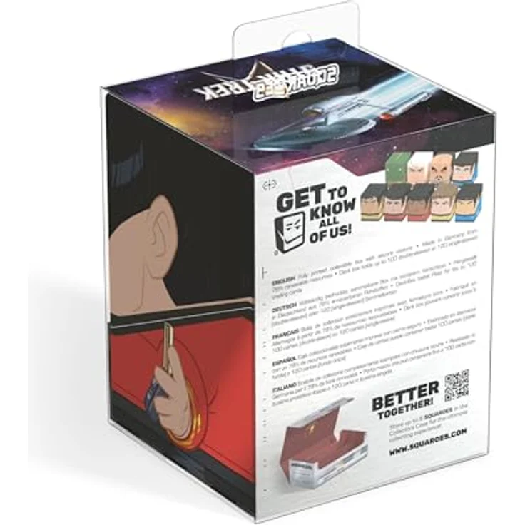 Ultimate Guard Squaroes Squaroe Star Trek: The Original Series ST014 - Scotty, Sammelbox für TCG-Decks, Platz für bis zu 100 Spielkarten – Bild 9