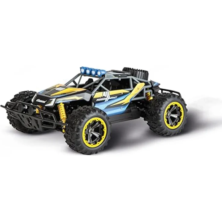Carrera® RC-Auto Passion Impact 3.0, Offroader mit 2,4 GHz Steuerung, blau-gelb-schwarz, 20 km/h, 29 cm, wiederaufladbarer Akku – Bild 1