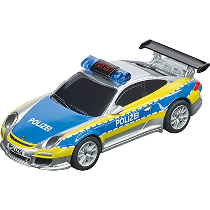 Carrera GO!!! Chase 'n Race Rennbahn-Set, 5,3 Meter lange Strecke mit Polizei Porsche 911 und Mercedes-AMG GT, für bis zu 2 Spieler, für Kinder ab 6 Jahren und Erwachsene – Bild 4