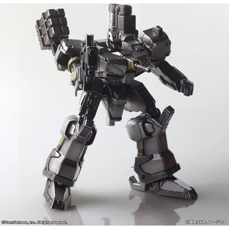 SquareEnix Armored Core Structure Arts Plastic Model Kits 4er-Pack Series 1, 4 detailreiche Mecha-Bausätze mit Artikulationspunkten und austauschbaren Teilen, 9-11 cm groß – Bild 4