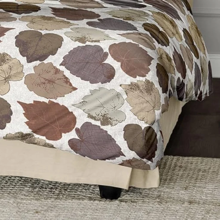 Irisette Edel-Feinbiber Bettwäsche Koala Kupfer 8533, kuschelig weich, herbstliches Design, 135 x 200 cm – Bild 4