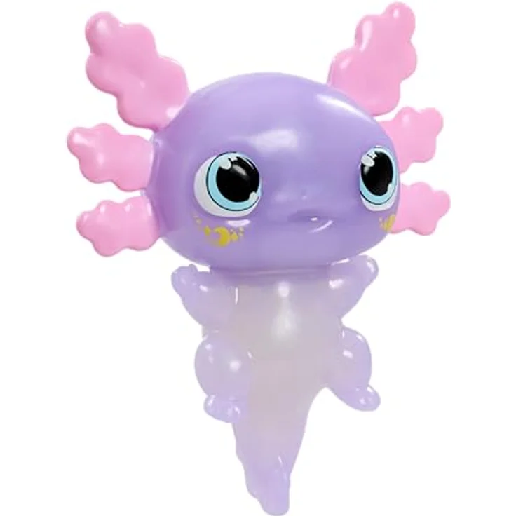 Animagic Let’s Glo Axolotl – Elektronisches Hundekuscheltier in Lila Pastell, schwimmend und leuchtend im Wasser, für Kinder ab 4 Jahren mit sensorischem Spiel und taktilem Erlebnis – Bild 4