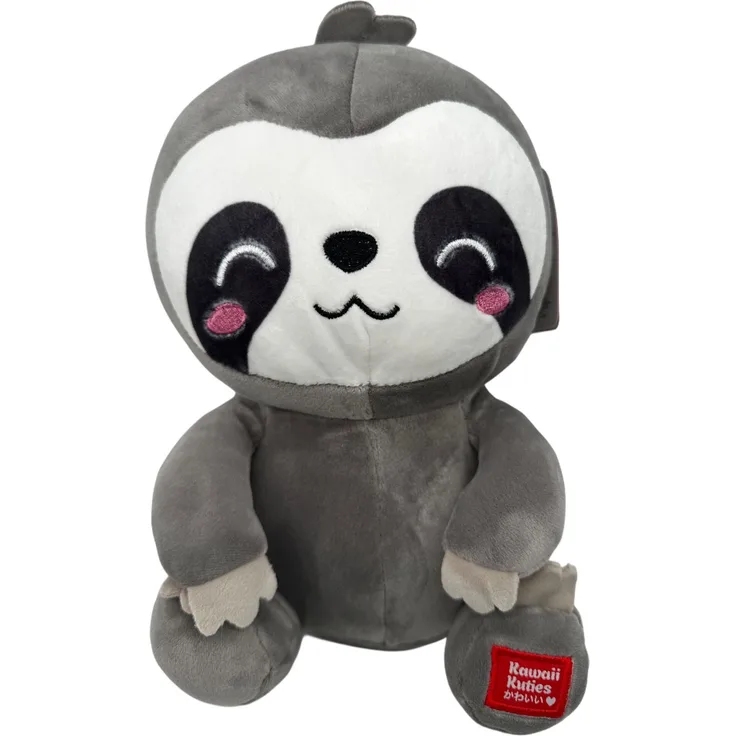 KAWAII Kuties Plüsch Kuscheltier Faultier, 24 cm große Plüschfigur für Kinder, waschbar, Kawaii Design, ideales Geschenk für Halloween und Geburtstage