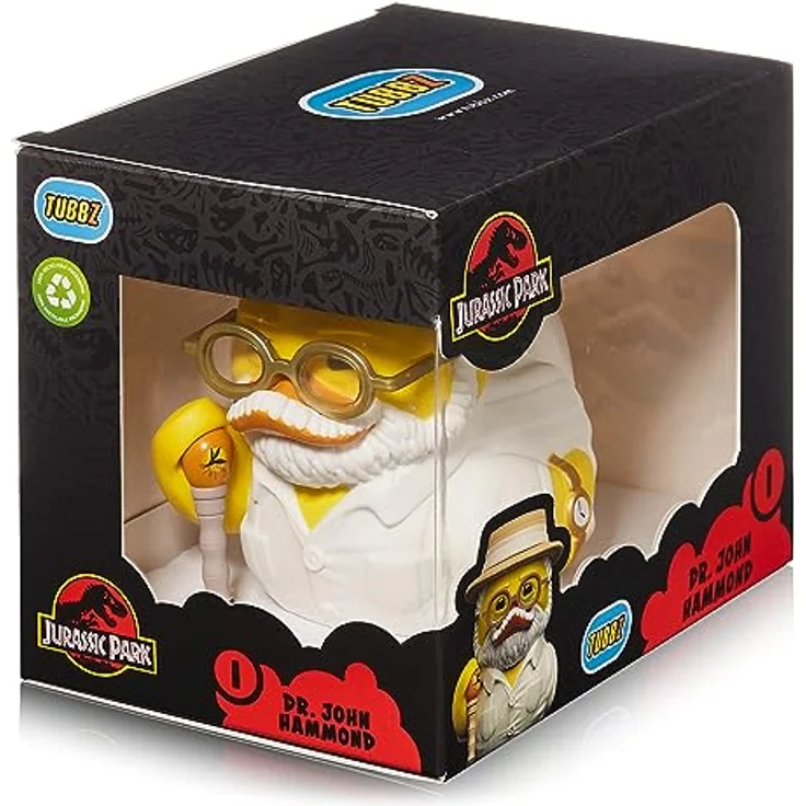 TUBBZ Box-Ausgabe Dr John Hammond Sammler-Vinyl-Gummiente Figur - Offizielles Jurassic Park Merchandise – Bild 2