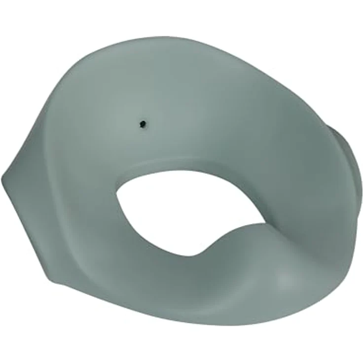 Kikkaboo Toilettensitz Flipper, anatomische Form, Spritzschutz, Seitengriffe, Farbe:grün – Bild 2