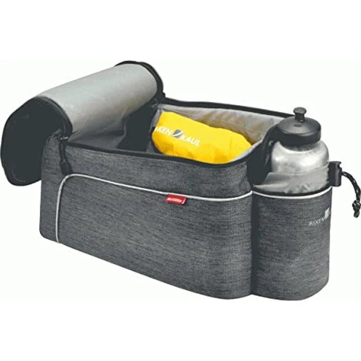 KLICKfix Unisex – Erwachsene Gepäckträgertasche-0268UKGR Gepäckträgertaschen, Grau, One Size – Bild 2