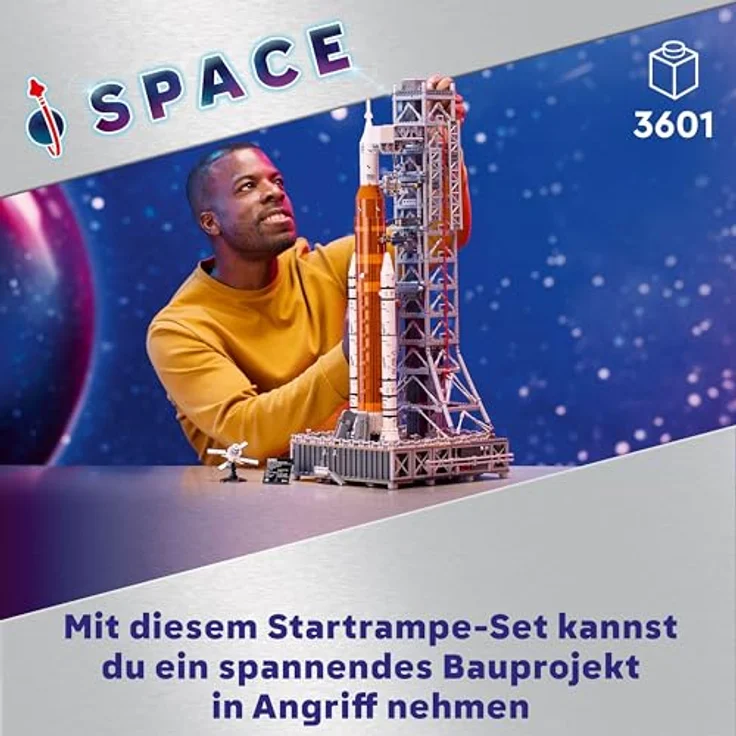 LEGO Icons NASA Artemis Startrampe, Bauset für Erwachsene, mit Orion-Raumkapsel und Startrampe, exklusiv bei Amazon 10341 – Bild 2