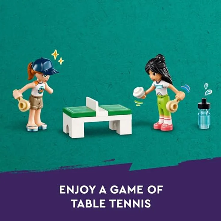 LEGO Friends Adventure Camp Wassersport Bauset, 628-teilig mit 3 Mini-Puppen und Bärenfigur, für Kinder ab 7 Jahren – Bild 4