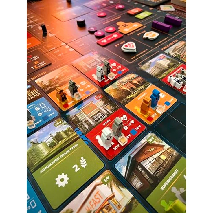 European Player Network Hegemony: Lead Your Class to Victory, strategisches Brettspiel für 2-4 Spieler, 14+ Jahre, Englisch – Bild 10
