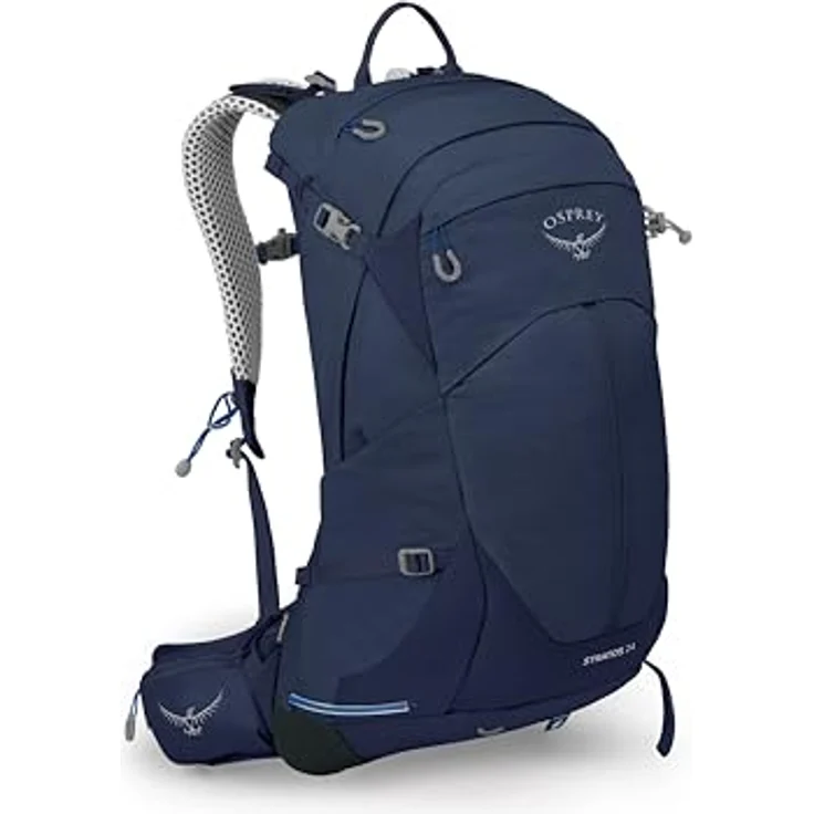 Osprey Stratos 24, Wanderrucksack mit 24 Litern Volumen und AirSpeed-Rückensystem, cetacean blue – Bild 1