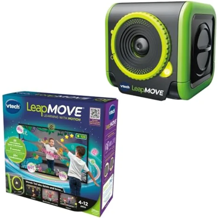 VTech LeapMOVE, interaktives Lernspiel-System mit 30 vorinstallierten Spielen, fördert Bewegungsaktivität und Grobmotorik