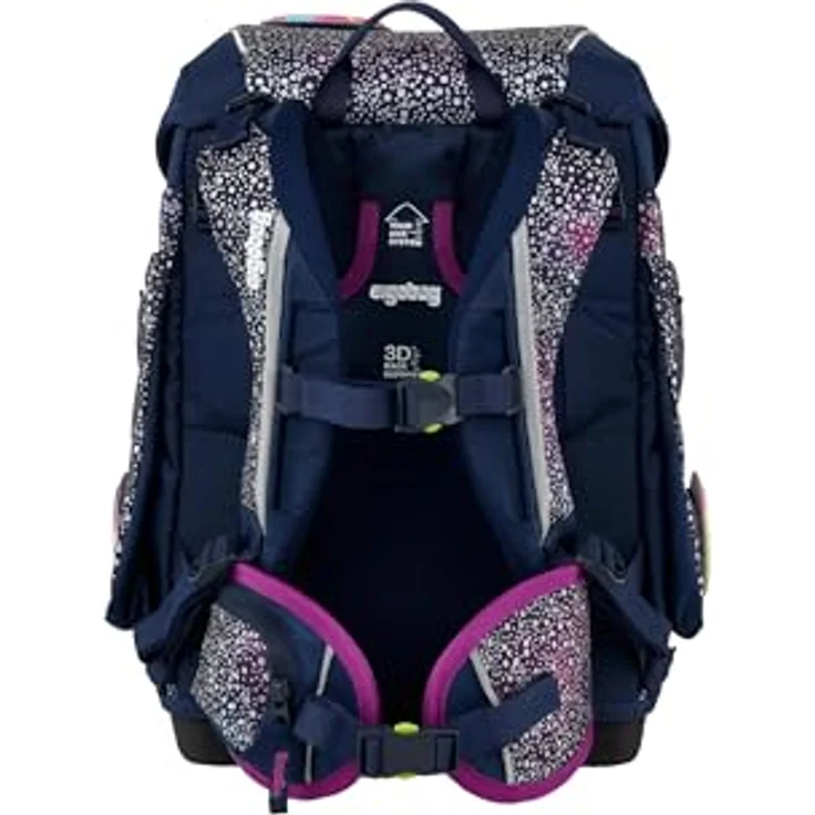 ergobag cubo Set, ergonomischer Schulranzen 5-teilig für die 1. Klasse, standsicher und reflektierend, individuell gestaltbar, 28 x 40 x 25 cm – Bild 5