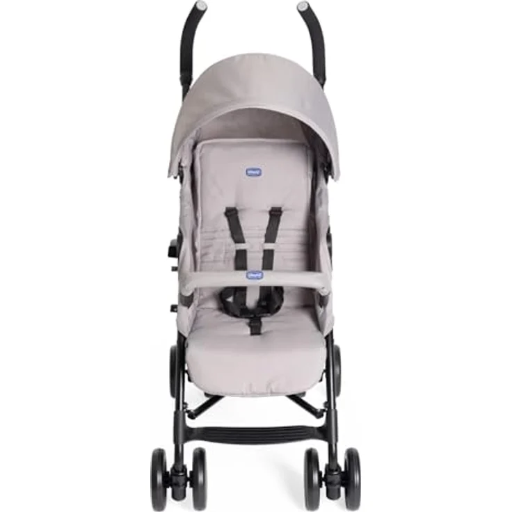 Chicco Echo Light Kinderwagen, Buggy von 0 Monaten bis 22 kg, verstellbare Rückenlehne, geräumiger Sitz, Stoßstangenmanschette, faltbarer Regenschirm, Zwillingsbremsen und schwenkbare Vorderräder – Bild 2