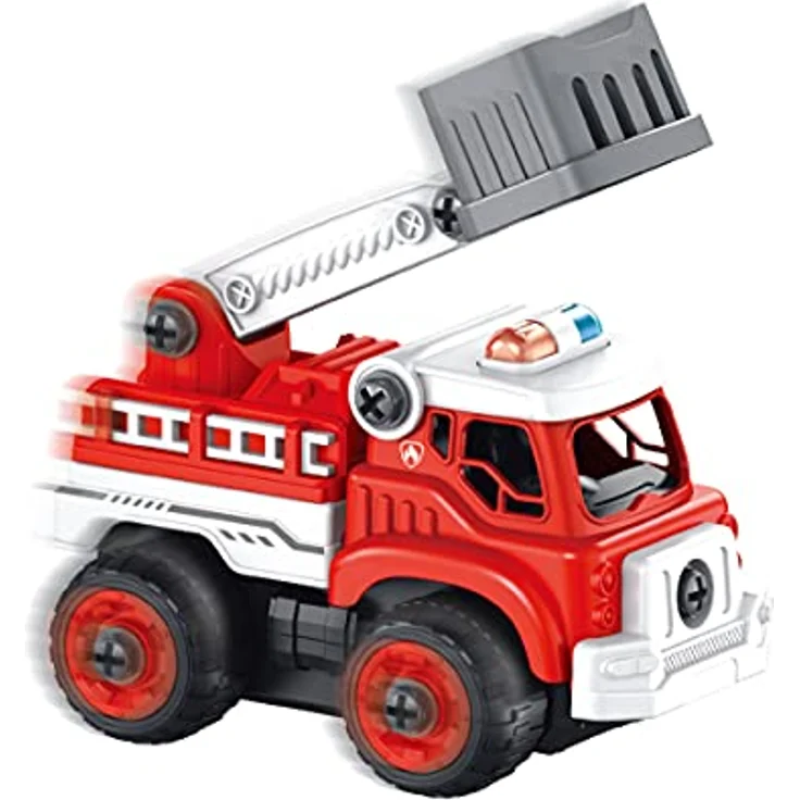 BUKI 9022 Feuerwehrauto RC, Spielzeugauto für Kinder, mit Funksteuerung und Schritt-für-Schritt-Anleitung, ab 3 Jahren – Bild 3