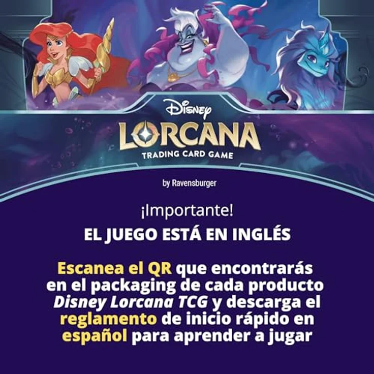 Ravensburger Disney Lorcana Trading Card Game: Set 5 - Starter Deck A (Englisch), vorgefertigtes Deck für Anfänger mit 60 Karten in zwei Tintenfarben gemischt – Bild 3