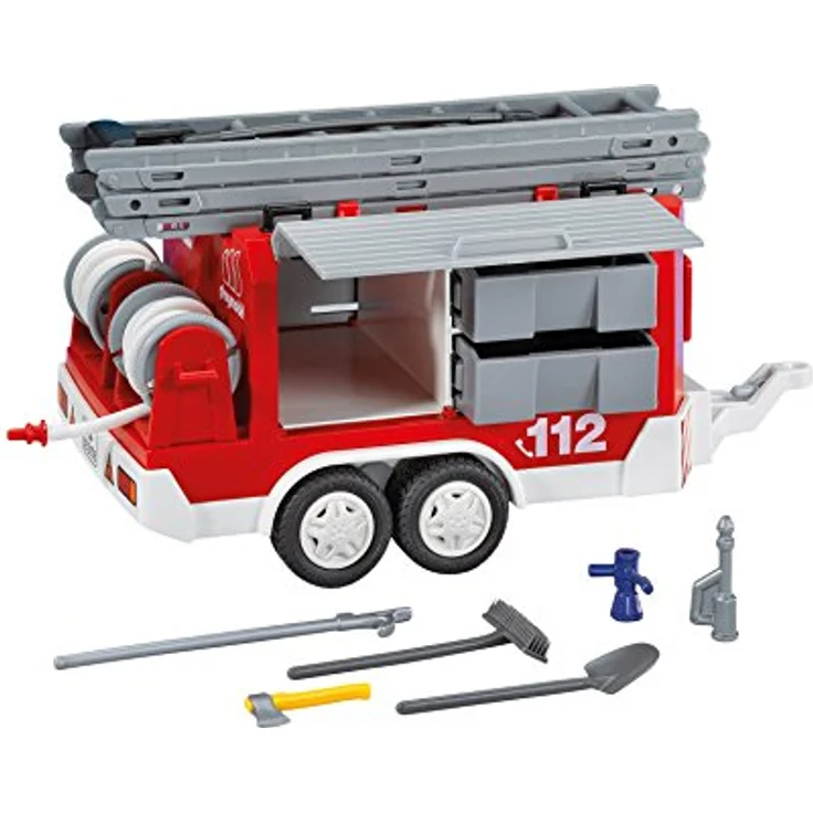 PLAYMOBIL - City Life FeuerwehrAnhänger Zubehör Ergänzung 7485 – Bild 2
