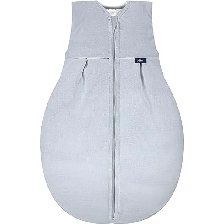 Alvi 4-Season Mull-Schlafsack 4-Jahreszeiten Schlafsack Babyschlafsack Kinderschlafsack ohne Ärmel (110 cm, Sky Way) – Bild 1