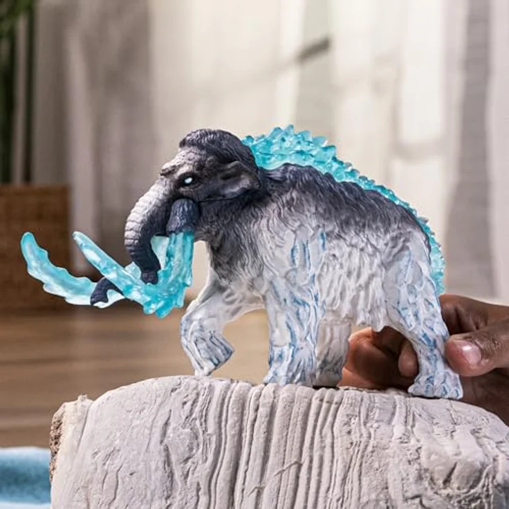 Schleich Eldrador Creatures Frostmammut, detailgetreue Figur mit abnehmbarem Zubehör, 70829 – Bild 6