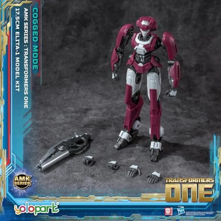 Yolopark Transformers 8 AMK Series Plastic Model Kit Elita-1, 20 cm komplett beweglich Actionfigur – Bild 2