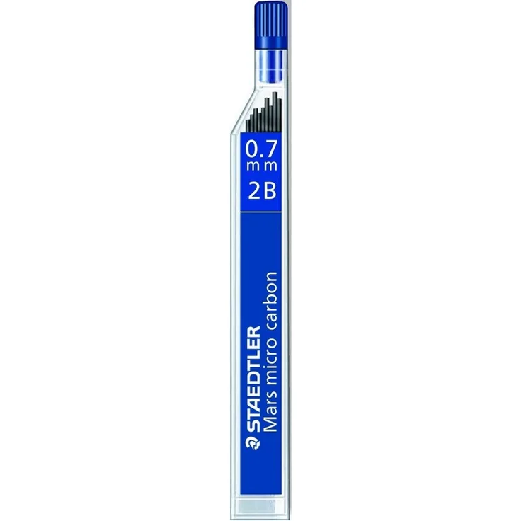 STAEDTLER Bleistift Feinmine Mars micro 0,7mm 2B, bruchfest und gut radierbar, VE=12 Stück