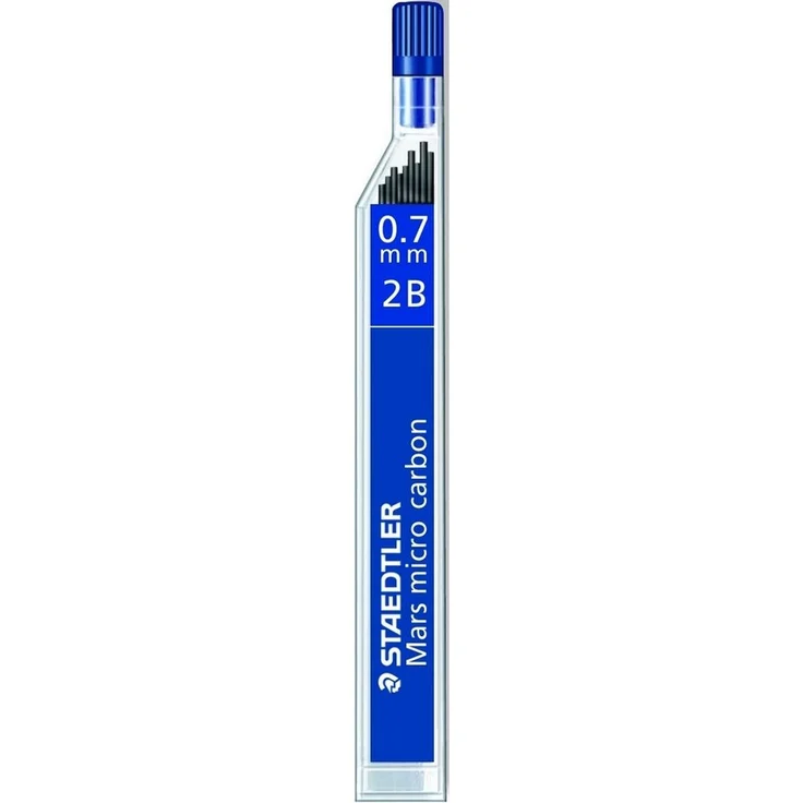 STAEDTLER Bleistift Feinmine Mars micro 0,7mm 2B, bruchfest und gut radierbar, VE=12 Stück