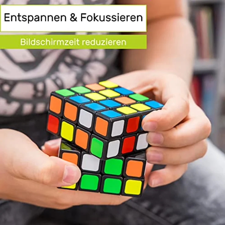 CUBIDI® Original Zauberwürfel 4x4 - Typ Los Angeles | Speed-Cube mit optimierten Dreheigenschaften | Magic Cube für Anfänger und Fortgeschrittene | mit aufgeklebten Farb-Sticker – Bild 6