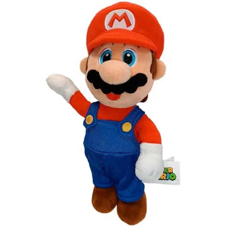 Simba Super Mario Poseable, 25cm Plüschfigur mit beweglichen Armen und Beinen, für Kinder ab 3 Jahren – Bild 6