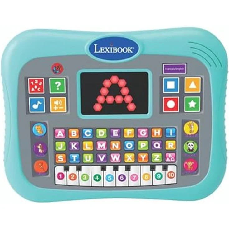 Lexibook Interaktives Tablett für Kinder, Lernspiel mit LED-Beleuchtung und mehrsprachiger Unterstützung, bunt – Bild 4