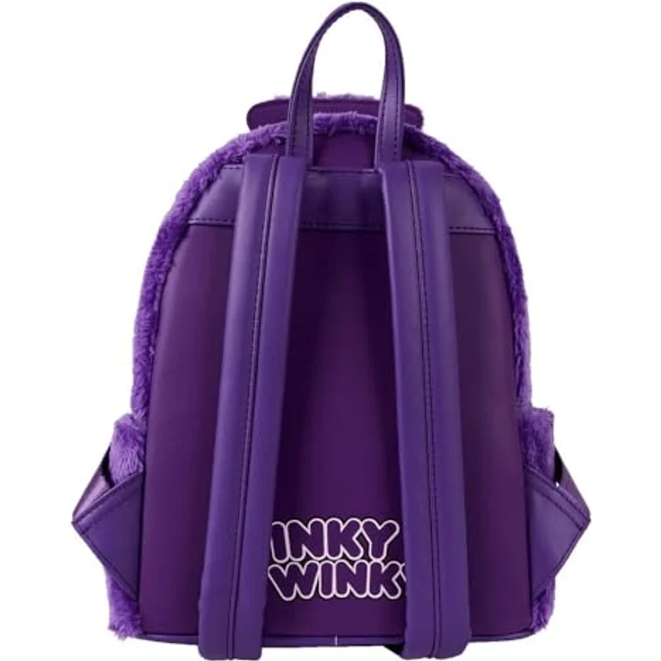 Loungefly Mini Rucksack Tinky Winky, offiziell lizenzierter Teletubbies-Rucksack mit integrierter Beleuchtung, Polyester und PU-Leder – Bild 3