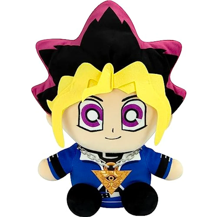 Club Mocchi Mocchi Yu-Gi-Oh! Mocchi-Mocchi Peluche Mega - Yugi MUTO 30 cm, Offizielles Lizenzprodukt, super weicher und kuscheliger Plüsch, ideal für Popkultur-Fans – Bild 1