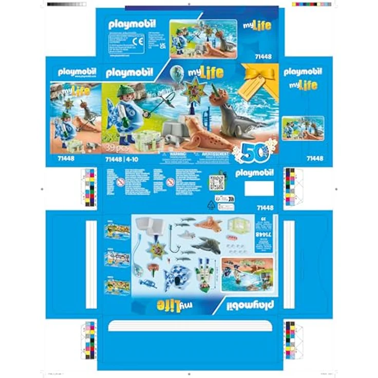 Playmobil® Konstruktions-Spielset Tierfütterung (71448), My Life, (39 St) – Bild 10