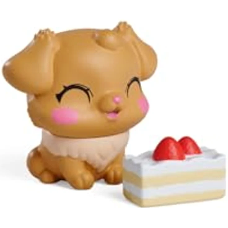 Simba Kawaii Pups Sammelfigur, Hündchen (4,5 cm) mit Mini-Lebensmittel & Sammelkarte, Überraschungsbecher, 18-Fach sortiert, ab 3 Jahren – Bild 3