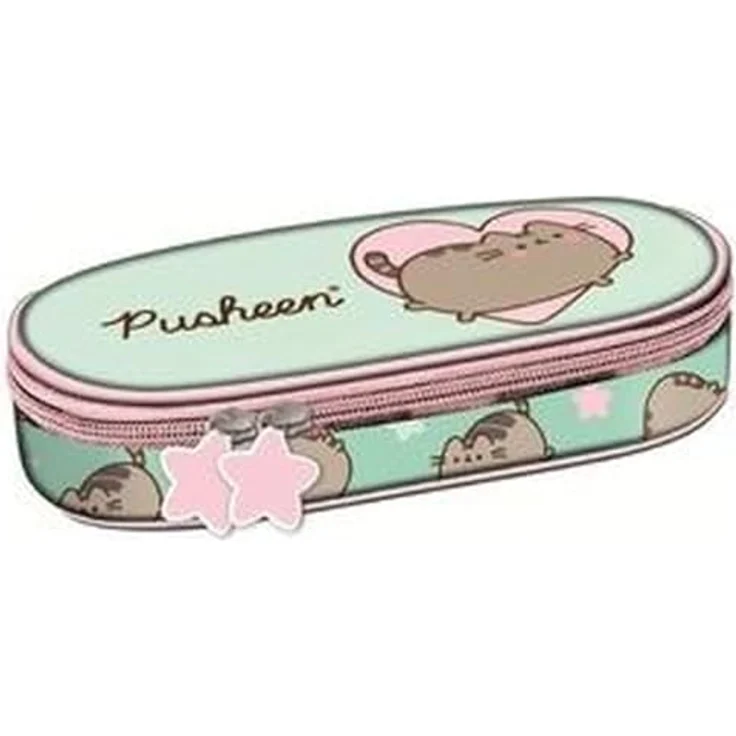 Goldkids Schlampermäppchen Pusheen Motiv, 1-Fach Federtasche mit Reißverschluss, gefülltes Schüleretui ohne Inhalt, 23 × 10 × 6,5 cm – Bild 2