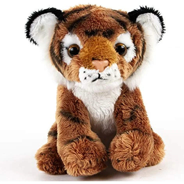 Teddys Rothenburg Kuscheltier Tiger Tazze rot klein 15 cm Plüschtiger by Uni-Toys – Bild 2