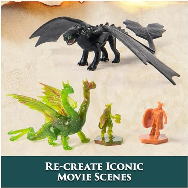 DreamWorks Dragons Drachenzähmen leicht gemacht - Trial of Flame, Drachen-Arena Spielset mit Drachen- und Wikingerfiguren, Abenteuer für Kinder ab 4 Jahren – Bild 5