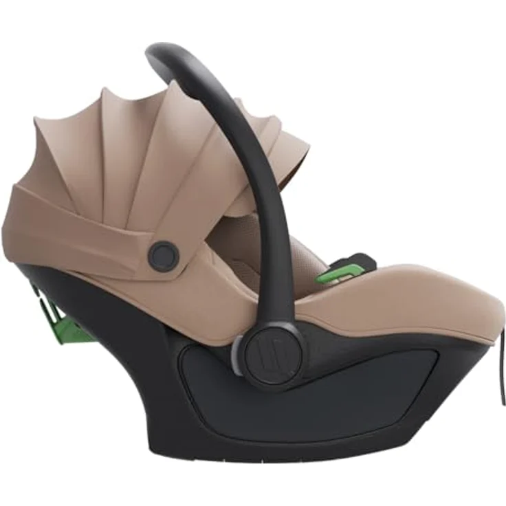 Avionaut Pixel 3 Babyschale, ultraleicht (40–86 cm), 24-fach anpassbare Neugeborenen-Einlage, EPP-Sicherheitschale, AirFlow-Polsterung, Beige – Bild 4