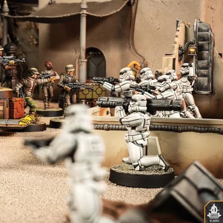 Atomic Mass Games Star Wars Legion - Rebel Troopers, Erweiterung mit 11 hochdetaillierten Miniaturen aus Hartplastik für 1 Korps-Einheit – Bild 8