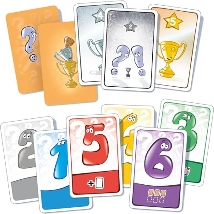 KENDi GAMES Keine Ahnung - Kartenspiel mit einfachen Regeln, vielseitigen Spielelementen, kompakt und familienfreundlich – Bild 4