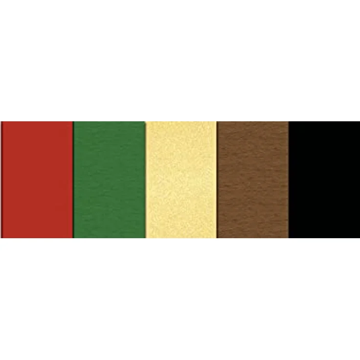 Ursus 3236199 Faltblätter Weihnachten, 100 Blatt Tonzeichenpapier 130 g/qm, durchgefärbt, 6 Farben, ca. 14 x 14 cm, hohe Farbbrillanz und Lichtbeständigkeit – Bild 5