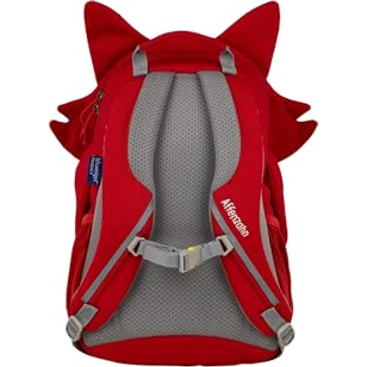 Affenzahn Grosser Freund Kindergartenrucksack 31 cm, rot, mit Trinkflaschenfach und Grünen Knopf – Bild 4