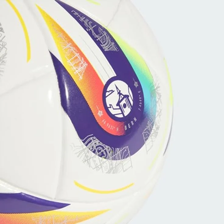 adidas Sportswear Konektis Miniball, Fußball EURO25, Schaumstoffkern, CBLACK/FTWWHT/SOLRED – Bild 3