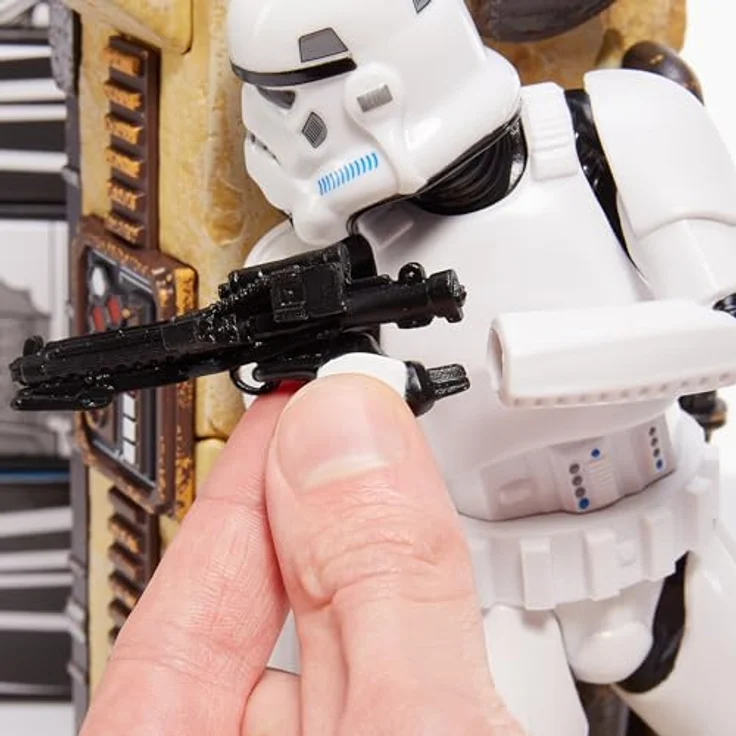 CC Countdown Characters Original Stormtrooper Sammlerfigur - Zusammenbaubare Charakterstatue mit 24 Teilen - Offizielle Stormtrooper Merchandise in verschiedenen Universen - Lebhafte, detaillierte Designs - Perfektes Geschenk für Sammler & Fans – Bild 4