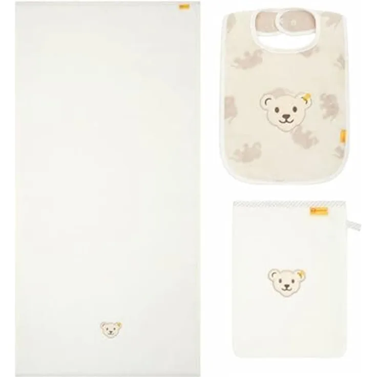 Steiff Unisex Kinder Badetuch einfarbig Homewear