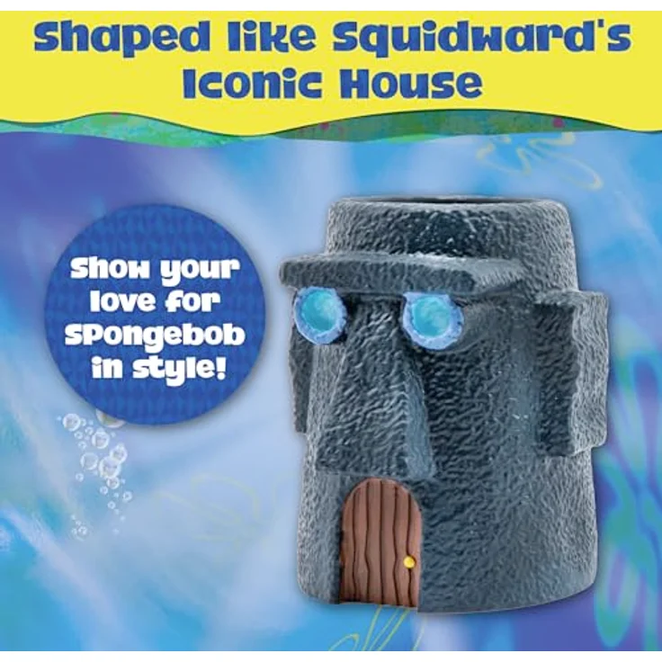 Blue Sky Studios SpongeBob Schwammkopf Stifteköcher Tiki House, 4,41 Zoll Caddy für Schreibutensilien – Bild 3