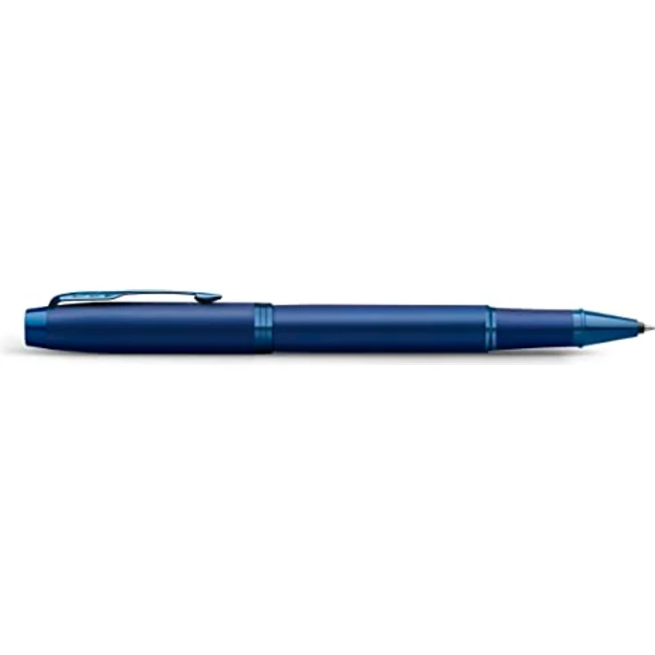 Parker Pen IM Monochrome Rollerball, PVD F, Schreibgerät mit Vollmetallgehäuse, blau – Bild 3