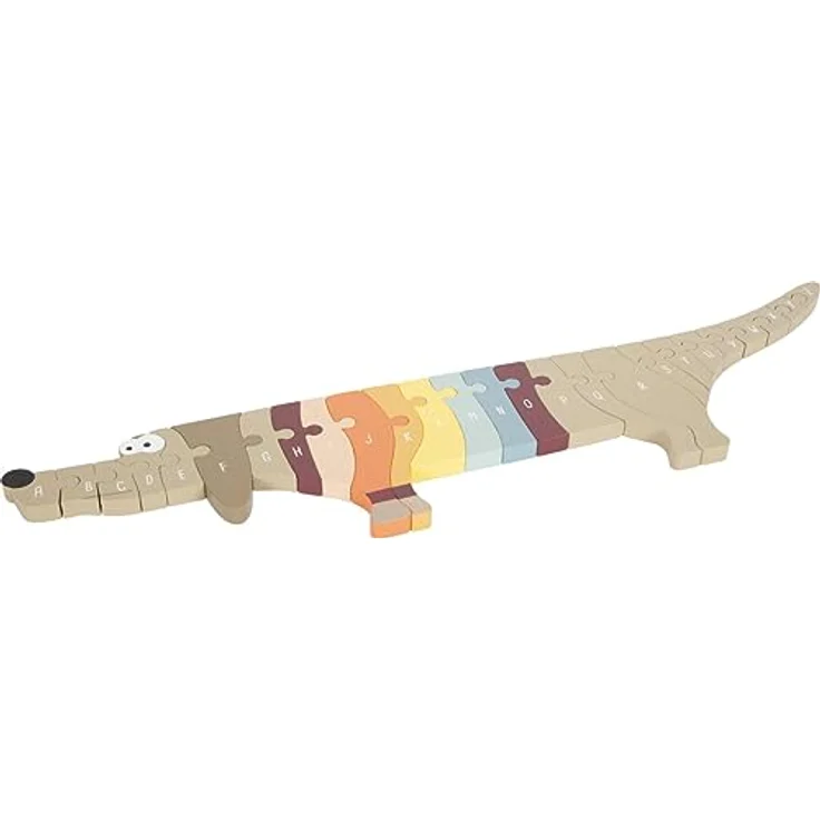 small foot Buchstabenpuzzle Hund aus Holz, mit 26 Puzzleteilen zum Lernen des Alphabets, für Kinder ab 3 Jahren, 12413 – Bild 2
