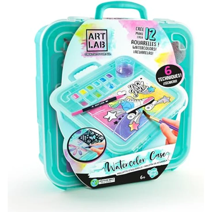 Canal Toys Wasserfarbenset Water Color Case, bunt, für Kinder ab 6 Jahren – Bild 2