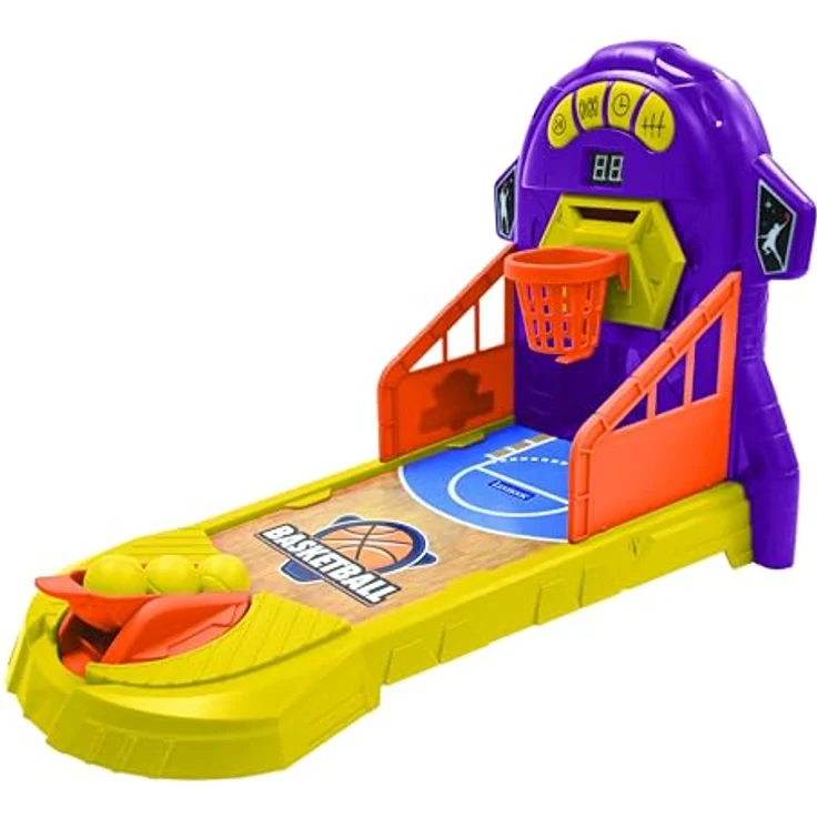 Lexibook JG910, Elektronisches Tisch-Basketballspiel mit Lichtern und Geräuschen, 3 Schwierigkeitsgrade, Einzel- und Mehrspielermodus, für Kinder ab 5 Jahren – Bild 1