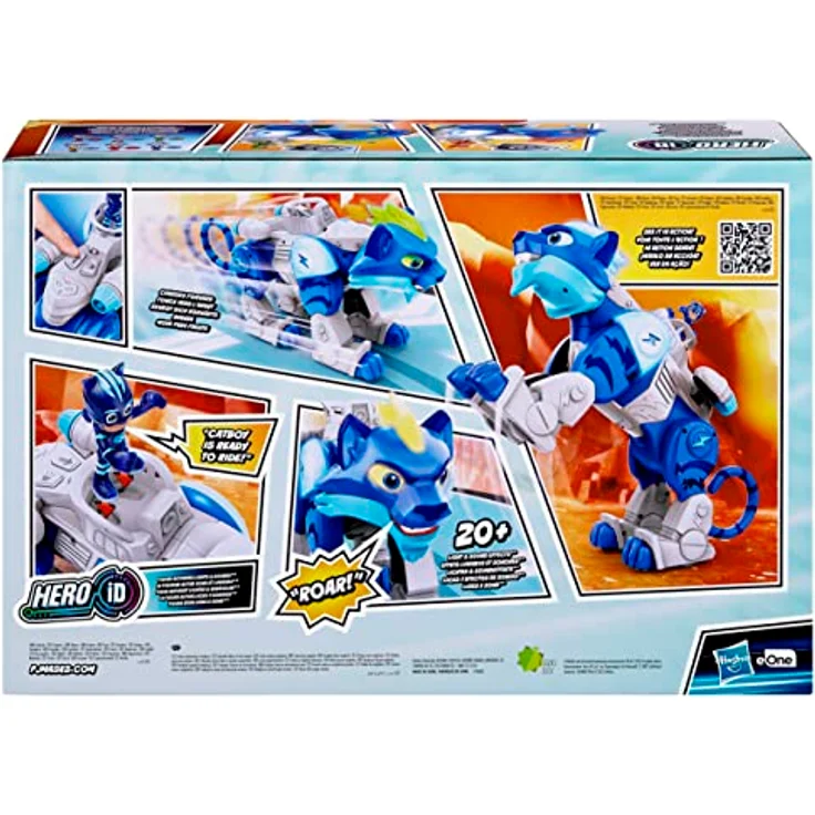 PJ Masks Animal Power Catboys brüllende Powerkatze, Vorschulspielzeug mit Motor, 20+ Lichter und Geräusche, ab 3 Jahren – Bild 4