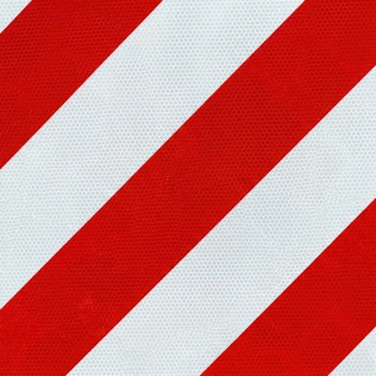 Mucola 2in1 Warntafel Spanien und Italien, Aluminium 500mm, rot-weiß, reflektierend, wetterfest, inkl. 4 Spannseile – Bild 6